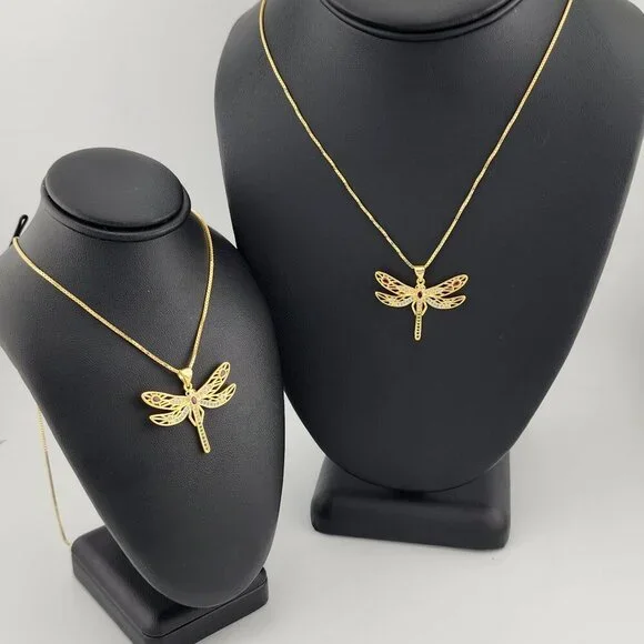 Last One Brand New Multi Colored DragonFly Necklace - Picture 2 of 12